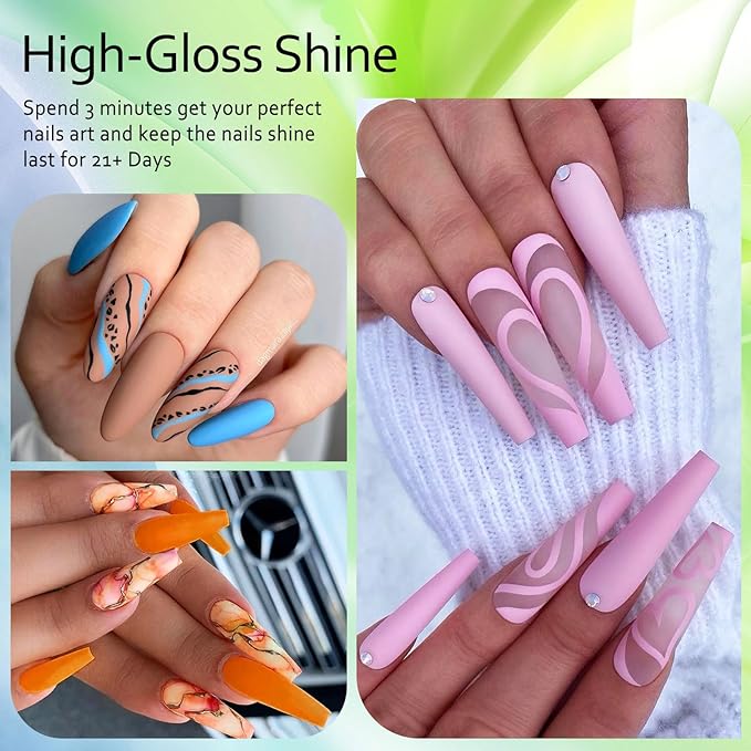 MTSSII Gel Nail Polish Set, 12PCS Pastel Green Pink Gel Nail Polish Kit, Soak Off UV/LED Nail Polish Nail Art Design Salon Home Gifts for Women