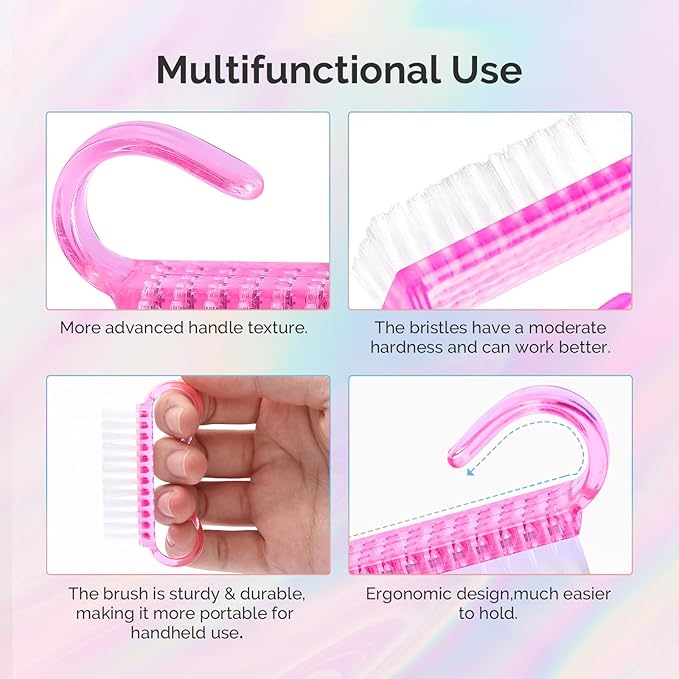 MelodySusie 16Pcs Professional Nail Buffer Kit,Nail Files and Buffers,Nail Buffer Block,Nail Brush, Nail File Buffers Kit for Natural Nails,DIY,Home Use,Salon（100/180 Grit）
