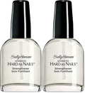 Sally Hansen Advanced Hard as Nails Nail Polish, Clear, 0.45 Fluid Ounce | Pack of 2