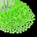 Flatback Glass Rhinestones,Bedazzler Gems 1440pcs Non Hotfix Rhinestones for Nail Charms Crafts Clothes Tumblers,Lime Green Neon,SS20