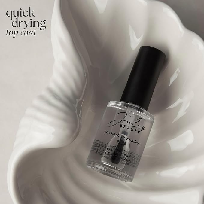 Julep Quick Drying Nail Color | Strength in Numbers | 3-in-1 Base Coat, Top Coat and Nail Hardener for Stronger, Longer-Lasting Wear