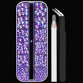 Resin Rhinestones for Crafting, 2/3/4/5/6mm Flatback Jelly Rhinestones, 1 Box Dark Purple AB Non Hotfix Crystal Gems for Bedazzling Crafts Mugs Tumblers Clothes Makeup Nail