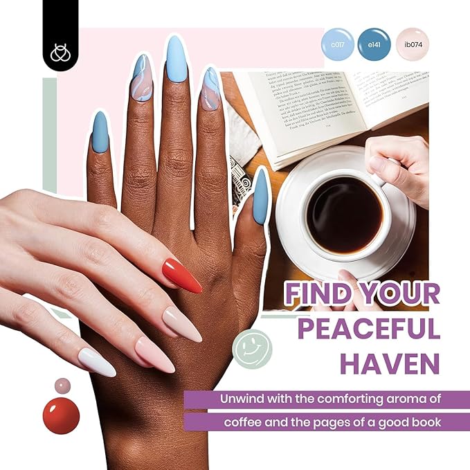 Beetles 85 Pcs Gel Nail Polish Kit with U V Light 55 Colors Gel Nail Kit Jelly Pink Nude Set with Everything Salon at Home Nails Manicure Beginners Set Emotional Spectrum Collection Gifts for Women