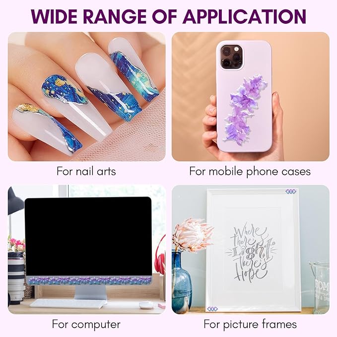 Makartt Nail Foil Glue: 3D Gel Nail Art, 2Pcs 8ml Nails Transfer Gel Adhesive for Linear, Shell, Ripple Designs, UV LED Lamp Required