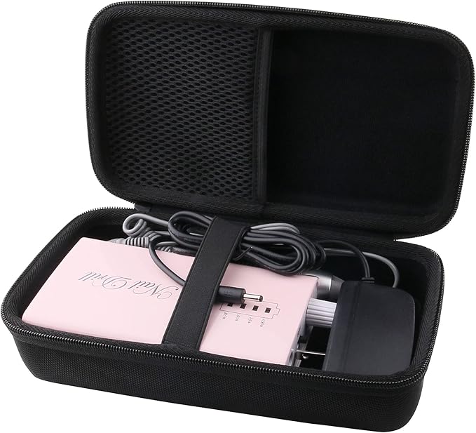 WERJIA Hard Carrying Case Compatible with MOCOWIND/MelodySusie/Makartt/HUGMAPLEPRO/AZ GOGO Portable Nail Drill Machine (Case Only)