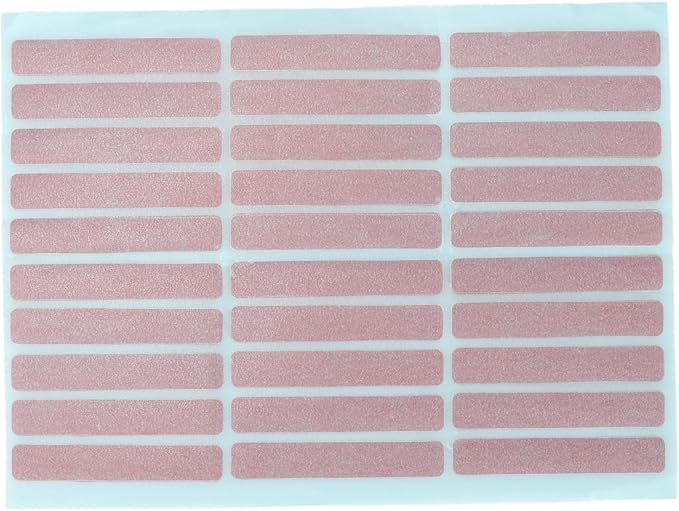 Nail Tape, 10 Sheet Nail Art Tape, Nail Display Stickers Double Sided Adhesive, Paper Sheets Supplies for Nail Tip Color Salon