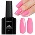 TOMICCA Bright & Pastel Pink Gel Nail Polish, Long Lasting UV Gel, Spring Summer Colors