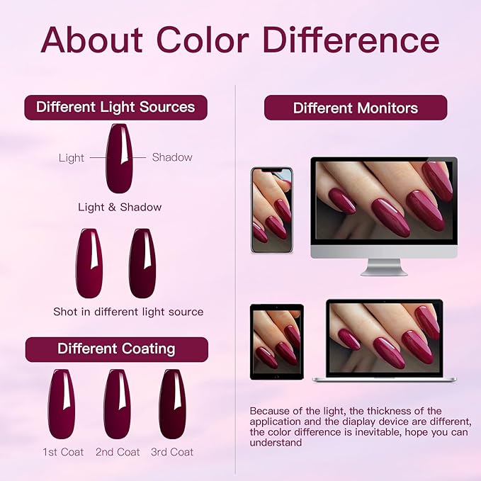 MTSSII Red Gel Nail Polish Set 12 Colors, Bloody Mary Collection Popular Shimmer Red Burgundy Gel Polish Dark Red Purple Champagne Glitter Nail Polish Gel Manicure DIY Salon Nail Art Gifts