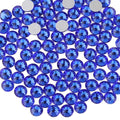 Beadsland 1440pcs Flat Back Crystal Rhinestones Round Gems for Nail Art and Craft Glue Fix, Sapphire, SS10, 2.7-2.8mm