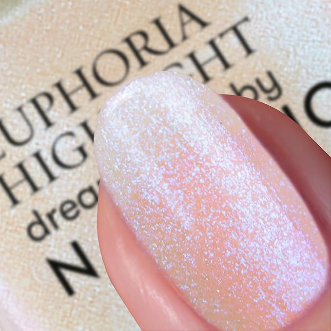 Nails Inc Euphoria Highlight, Make It Mythical, Pearl Shimmer, No Chip, Long Lasting, Quick Dry, Air Dry, Professional Manicures & Pedicures, Fingernails & Toenails, Vegan Nail Polish, 0.47 Fl Oz