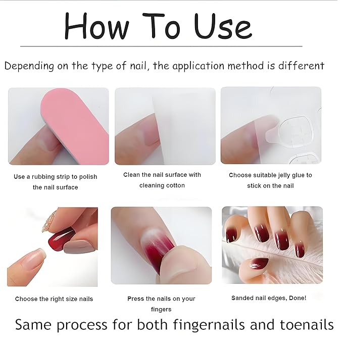 Press on Toenails for Women,Toe Nail Press ons Kit Includes 168pcs Press on Toenails, 7 Designs , 2 Bottles Nail Glue, Nail Pads,Nail Files& Stick, All in 1 Toe Press on nails (toe nail kit)
