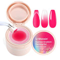 Cushion Gradient Painting Gel, Ombre Nails Aura Nails Full Coverage Precise Control of Each Dip Matte Effect Non-Wipe Long Lasting French Manicure Soak Off UV LED DIY Nail Art (012)