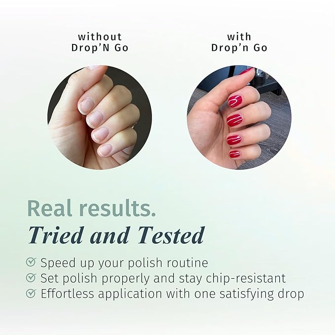 Duri Cosmetics, Drop'n Go Quick Dry Nail Drops (Drop'n Go (Pack of 3)