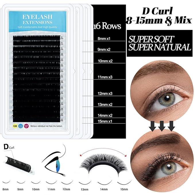 Lash Extension Kit Eyelash Practice for Beginners Professional Set with Mannequin Head Removable Eyelids USB Fan Spraye Individual False Lash Eyelash Strips Shampoo Brush Supplies