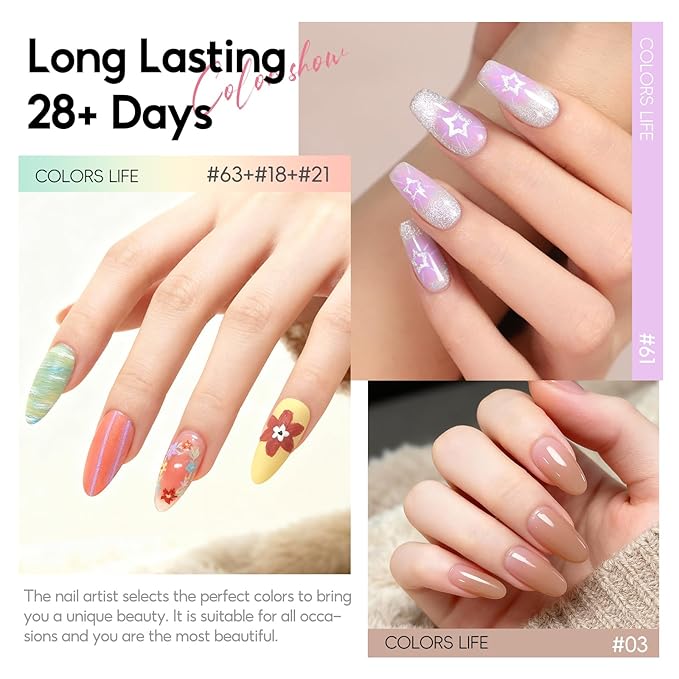 PEACECOLOR Patting Gel Polish 9 Bright Colors Pat Pat Gel Nail Polish with 100PCS Nail Sponges French Manicure Soak Off U V Set Home DIY Beauty Gift Sets