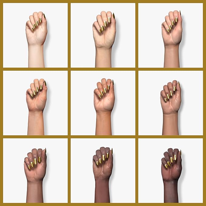 ILNP Bishop - Gold, Olive Green, Greyish Blue Ultra Chrome Nail Polish