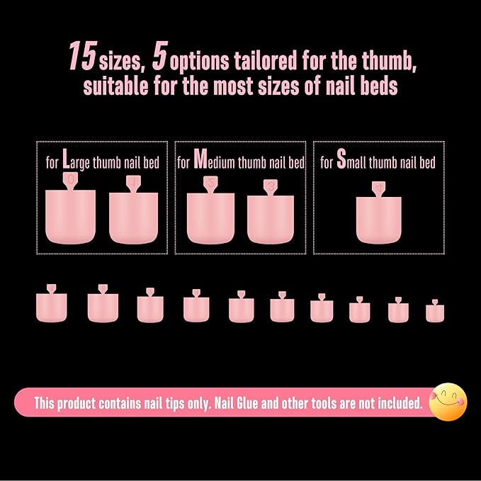 NOVO OVO Baby Pink Square Toe Nail Tips - 240Pcs Soft Gel Press on Toenails, Pure Color Light Pink Full Cover Fake Nails for Pedicure, PMMA Acrylic False Toe Nails Extension Kit (15 Sizes, Wide Fit)
