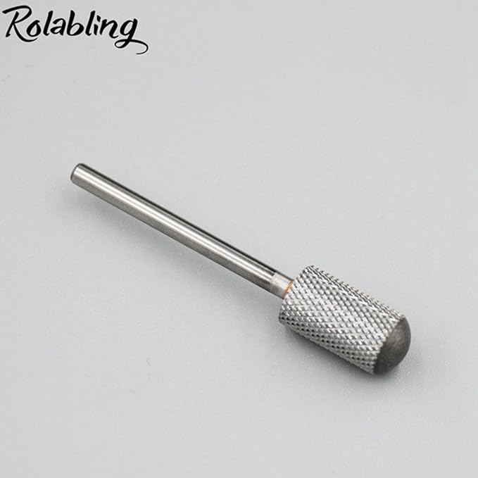 Round Head Alloy Nail Drill Bit Manicure Drilling for Nail Gel Polish Removal Nail Accessories Tool (Fine)