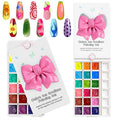 18 Colors Patting Gel Polish & Tools Kit - Pat Pat Gel Polish Palette for Ombre Nails，UV/LED Cured Gradient Blooming Manicure Kit DIY with Nail Sponges & Tools