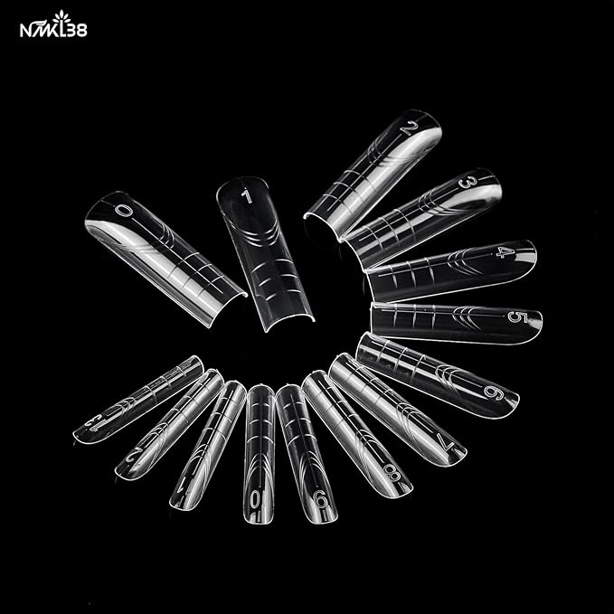 NMKL38 120PCS Dual Nail Forms 12 Sizes Extension Poly Nail Gel Full Cover Nail Molds (TI17U)