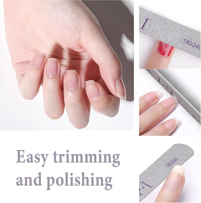 Nail Files and Buffers,Nail Buffer Block,Buffer Nail File and Set,Reusable 7 Way and 180/240 Grit Nail File