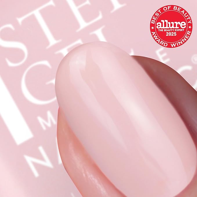 Nails Inc It's Topless Gel-Like Nail Polish, 4-in-1 Base Coat, Treatment, Color & Top Coat, Long Lasting, Strong, Chip Free Nails, Glossy Salon Quality Manicure, Air Dry Polish, Florence, 0.47 Fl Oz
