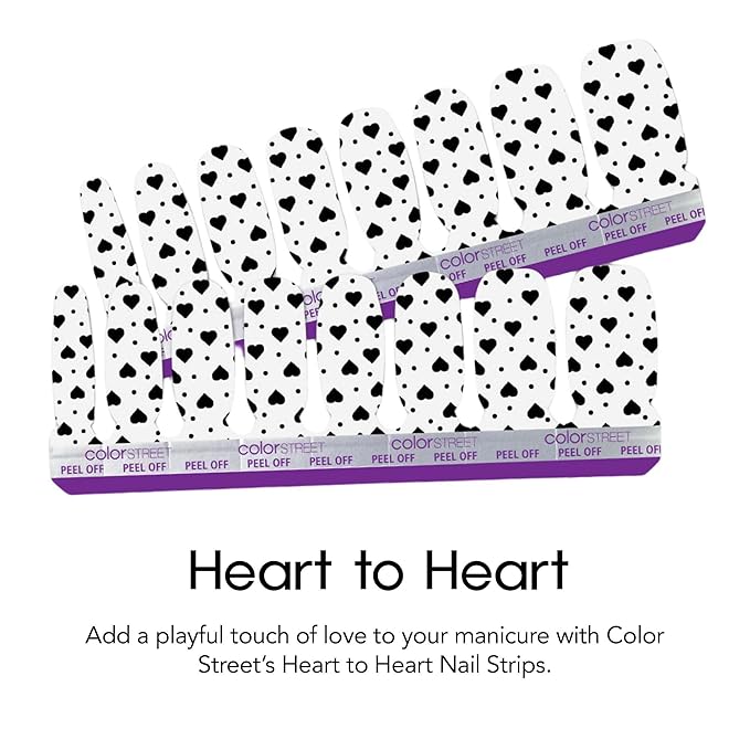 Color Street Heart to Heart Clear Design Overlays