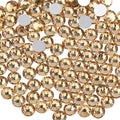 Beadsland 1440Pcs Flat Back Crystal Rhinestones Round Gems for Nail Art and Craft Glue Fix, Lt Colorado Topaz,SS20,4.6-4.8mm