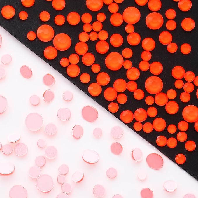 Neon Hyacinth Flatback Rhinestones, Glass Rhinestones for Nail Art and Craft, Glue Fix, Loose Crystal Gemstones(Neon Hyacinth, SS20, 1440pcs, 4.6-4.8mm)