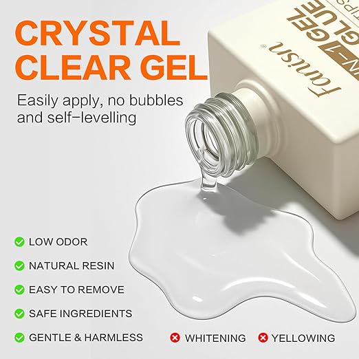 Nail Dehydrator and 9 in 1 Gel Nail Glue Kit for Acrylic Nail Tips & Apex Building, Fast Dry Acid-Free Prep Dehydrator, UV Light Cured for Salon & Home DIY Use