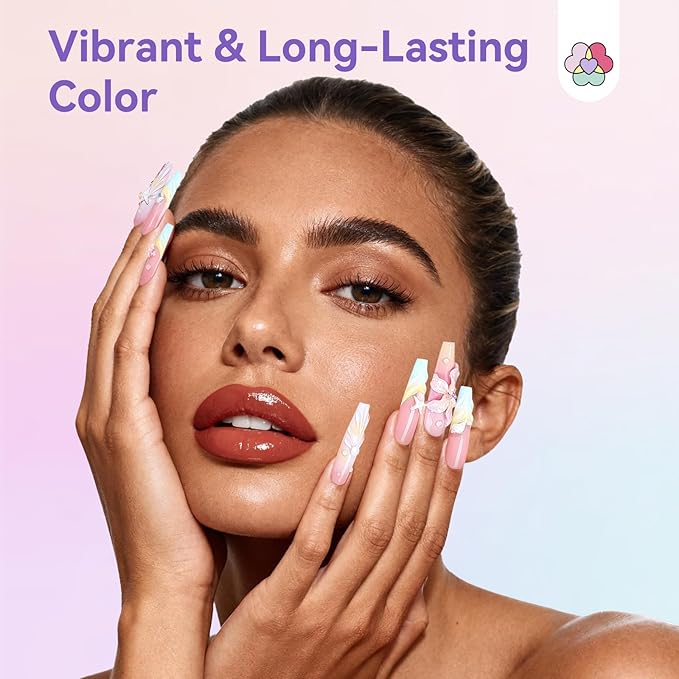 SAVILAND 3D Sculpture Gel Set: 12 No-Wipe Satin Luster 3D Sculpting Gel for Nail Art Non-Sticky Hand Carving Molding Gels with Dual-Tipped Silicone Pen for Nail Art Design, DIY Home Manicure, 5g Each