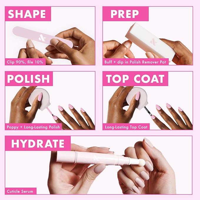 Olive & June Top Coat Effects Trio | Includes 3 Long Lasting Special Effect Top Coats (Celestial, Pixie, Stardust) | Gel-Like Shine, Sparkly Finish | No Lamp Needed | Vegan, Cruelty-Free