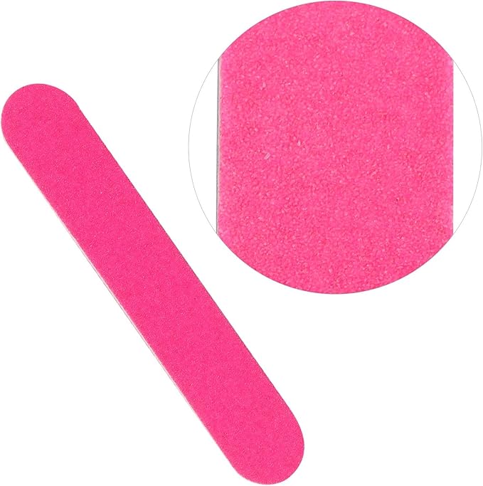 Tbestmax 200 Disposable Mini Nail File Bulk 3.4 inch Double Sided Emery Boards for Fingernail Tools 150 Grit