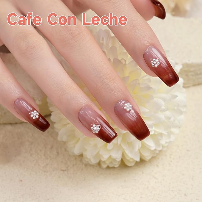 BUBU CANDY Nail Polish Set, - 6 Colors Nude Brown Jelly Neutral Soak Off Gel Polish Kit Sheer Transparent Effect Soak Off UV DIY French Nail Art Manicure Gifts for Women