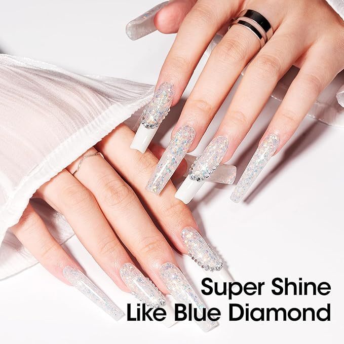 GELLEN 20ml Gel Top Coat, High Gloss Shiny Top Coat Nail Polish, Long Lasting Soak Off UV Light Needed Clear Nail Gel, Home Salon Manicure Gift for DIY Nail Art