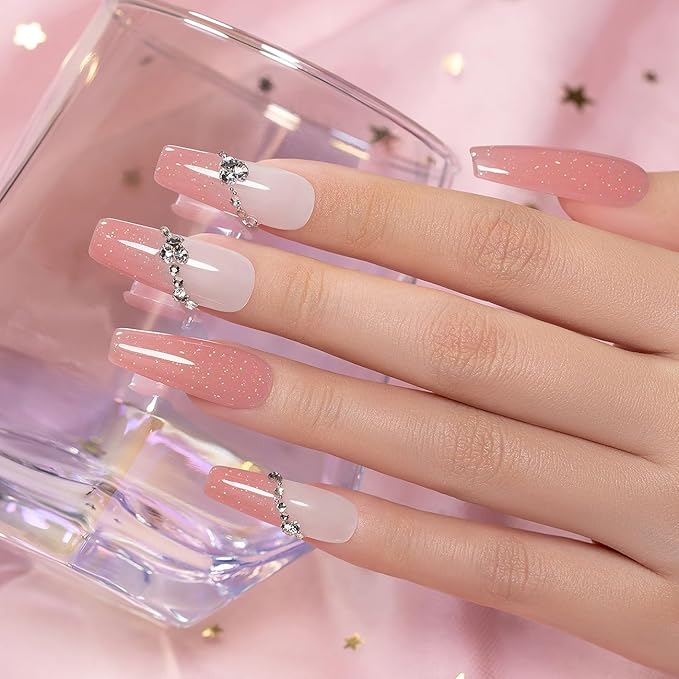 RARJSM Glitter Rubber Base Gel Nail Polish Nude Berry Pink Rubber Base Rainbow Iridescent Shimmer Brush on Quick Extend Builder Hard Gel Soak Off Curing Requires 15ml Salon Home French Manicure