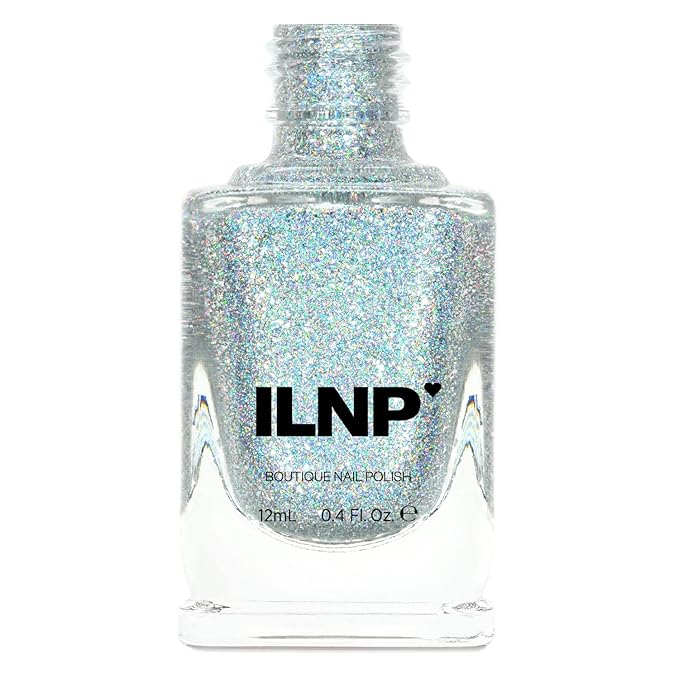 ILNP The Lighthouse - Intense Silver Ultra Holographic Metallic Nail Polish