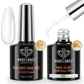modelones 9 in One Nail Builder Glue Gel for Nails Set for Nails Thickening, Adhesive Bond for Nail Tips, Long Lasting Curing Needed