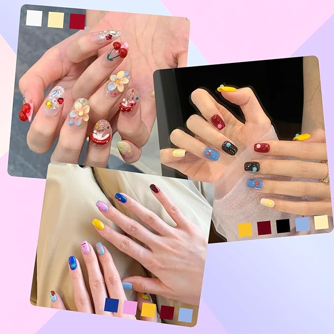 36 Color Acrylic Nail Powder Set, Acrylic Powder Nail Art 3D Sculpture French Extension for No Lamp Needed, Professional Salon Quality, Bubble Free & Long Lasting