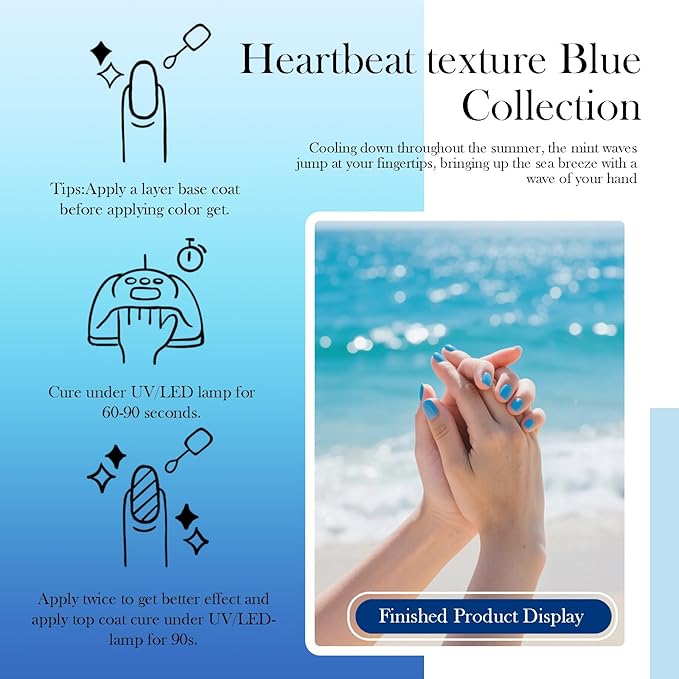 CAMILA ¿ 6pcs 15ml Gel Polish Set Navy Blue Gel Nail Polish Kit Hema Free Tpo Free UV Gel Polish Manicure Salon For Women F Set