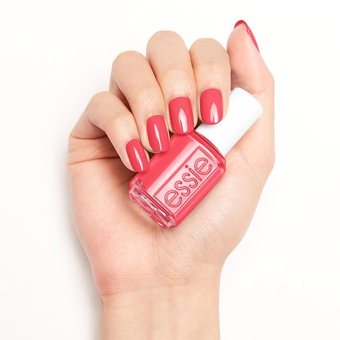 essie Nail Polish, Salon-Quality Rosy Pink Nail Polish, Vegan, Throw In The Towel, 0.46 fl oz