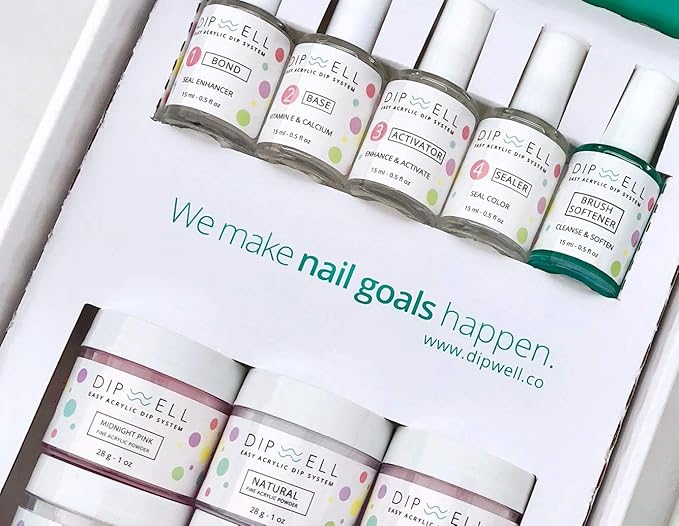 Nail DIP Powder, Glitter Color Collection, Dipping Acrylic For Any Kit or System by DipWell (GL - 38)
