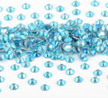 NCB 2880pcs Hotfix Rhinestones, Round Flatback Crystal Glass Hot Fix Rhinestones for Crafts Clothes Shoes Shirts Caps Decoration (Aquamarine AB, SS10 2.8mm)