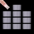 100PCS Fiberglass Nail Wrap Extension Kit Nails Repair Natural Silk Paper Towels Fiber Wraps for Broken Nail Fix Extender DIY Nail Art Accessories for Home Use