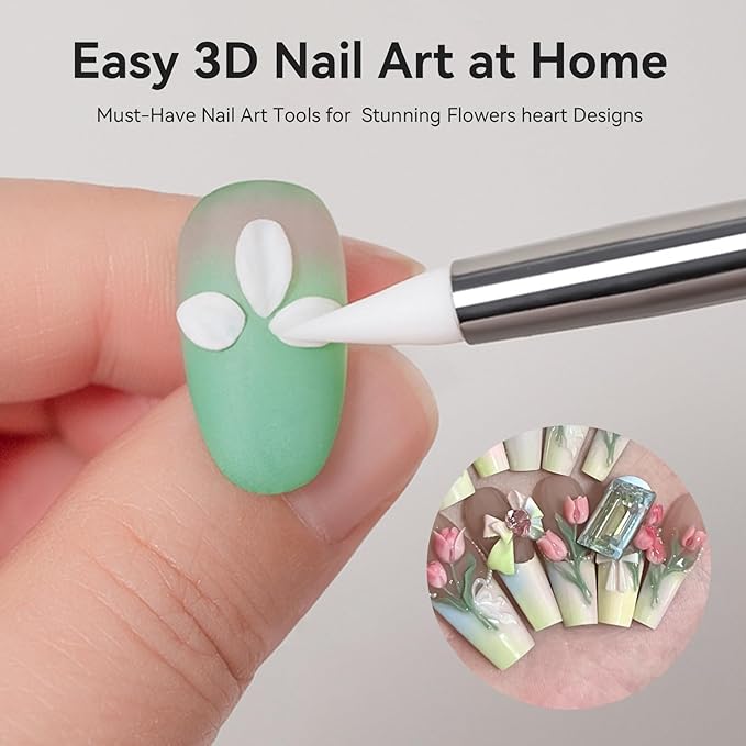 27 PCS Nail Art Brushes Set with Brush Stand Nail Sculpture Pen Dotting Tools For Paint 3D Nails,Nail Design Brush for Acrylic Gel Dip Powder Nail Extensions,French Manicure,for Home Salon