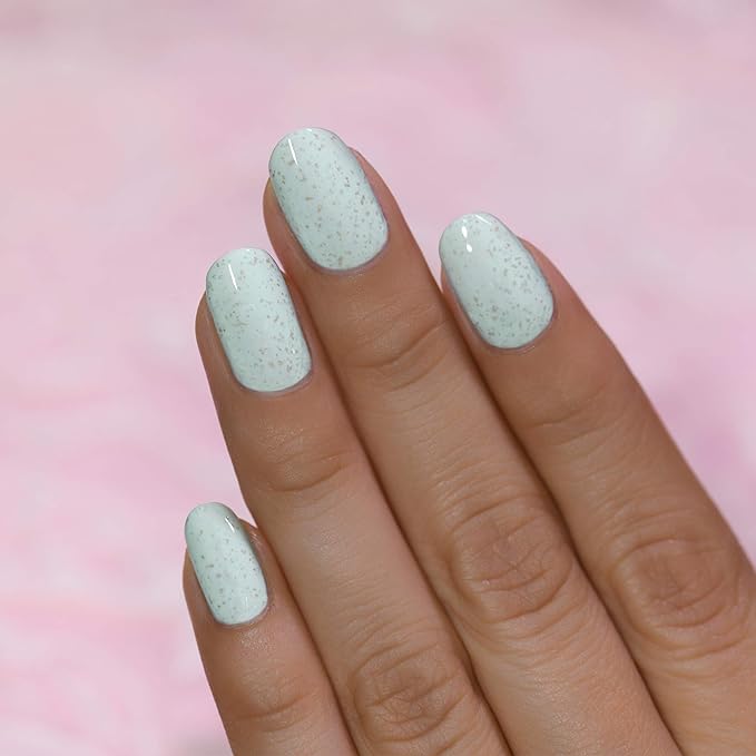 ILNP Tea Cup - Antique Pastel Mint Speckled Nail Polish