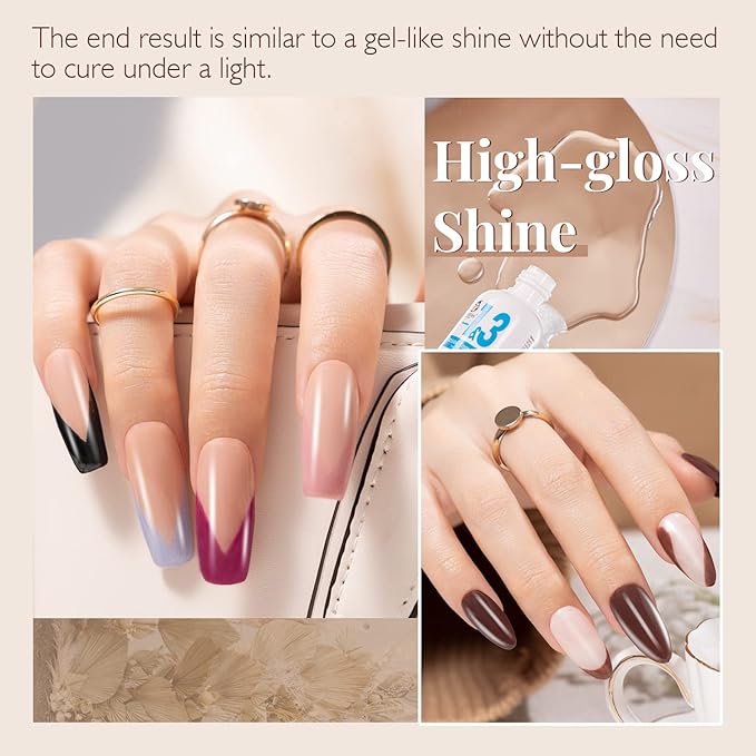 Beetles Dip Powder Liquid Set - 2 In 1 Dip Base & Top Coat and Activator, Nail Dip Liquid Set for Dipping Powders French Nail Design Dip Nail Kit Manicure Gift for Women, 2Pcs 0.51 fl.oz