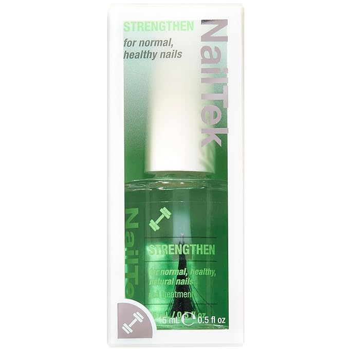 Nail Tek Nail Strengthener Formula 1 – Strengthening Nail-Polish Treatment for Normal & Healthy Natural Nails Growth, 0.5 fl oz