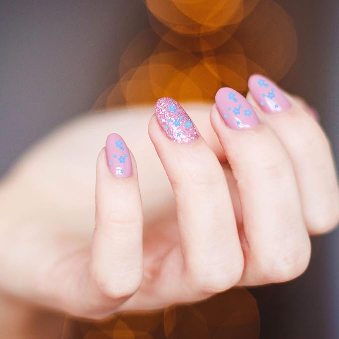 5packs Flower Nail Charms for Women Girls Nail Art Decorations Floral Designs for Art and Elegant Manicures