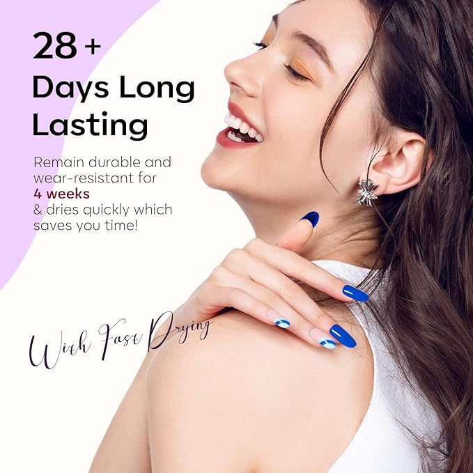 modelones Chameleon Gel Nail Polish Set - 6 Colors Winter Aurora Gel Polish Kit Blue Green Purple Red Brown Glitter Gel Polish Soak Off LED Nail Lamp Gel Nail Kit Home Gift DIY Salon for Women
